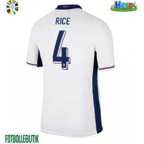 England Declan Rice #4 Hemmatröja EM 2024 Kortärmad